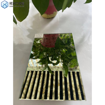 은색 직사각형 알루미늄 LED 스마트 조명 유리 거울을 위한 확대 벽 거울