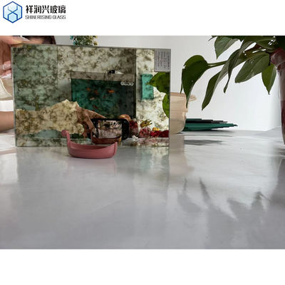 안티크 실버 디모거 터치 센서 LED 욕실 유리 거울