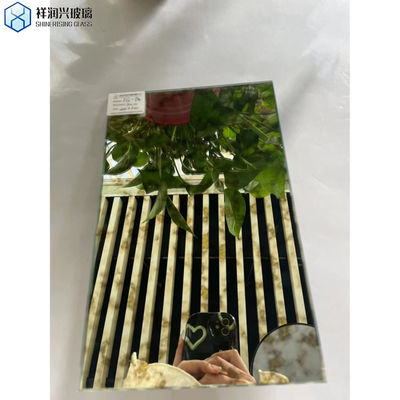 안티크 실버 디모거 터치 센서 LED 욕실 유리 거울