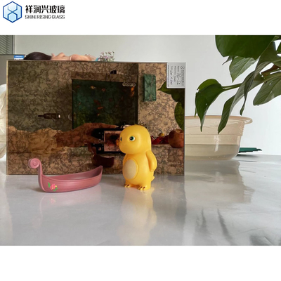 평면 닦은 가장자리 직사각형 3/4/5/6mm 고대 거울 큰 거울 장식 유리