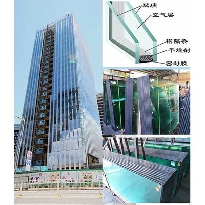 청다오 빌딩 창문 솔루션 듀플 글래싱 통합 블라인드와 격리 유리
