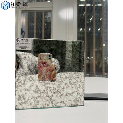 독특한 디자인 금색 고대 거울 유리 장벽 장식