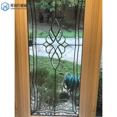 장식용 문 크리스탈 아트 페인팅 유리 불투명한 컬러드 납 스테인드 글라스 패널