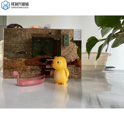 ISO 인증과 함께 현대 고전 거울 유리 벽 장식 시트를 직접 공급