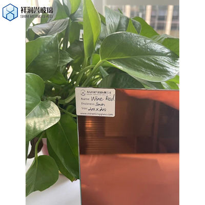 플로트 색조 유리 화려한 장식 거울 유리 2mm 3mm 벽 장식 유리 장판