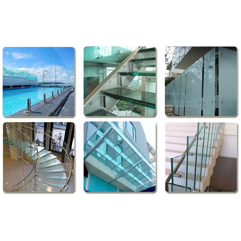 13.52mm 크기에 맞게 절단된 보안 평면 강화 된 라미네이트 유리 Claro Vidrio Laminado