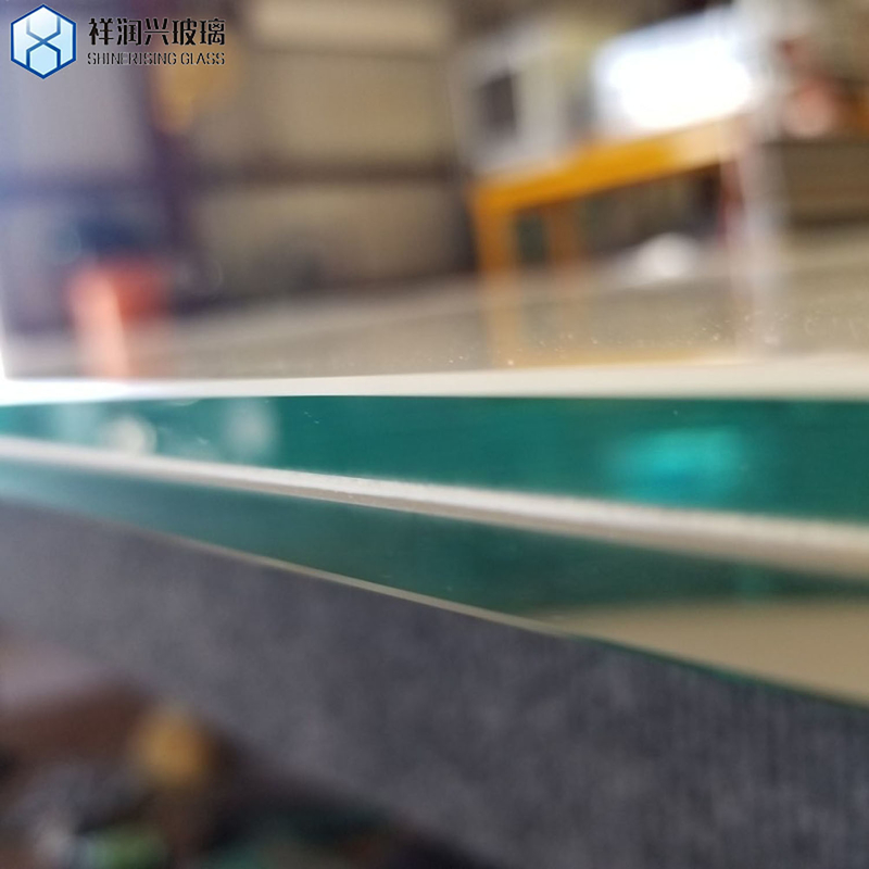 6.38mm 가루 된 유리 건물 맑은/색 가루 된 기술 가루 된