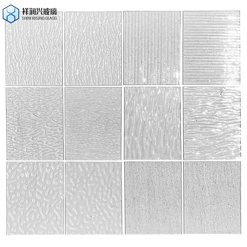 4mm 5mm 6mm 8mm 가구 유리 얼어붙은 사틴 산이 새겨진 뒤쪽 페인트 래크