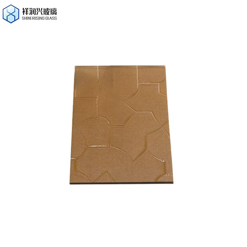 5mm 8mm 10mm 엑스트라 클리어 나이트 진주 크리스탈 형상화 엽 유리 패턴 유리 욕실 갈색 웅진 유리