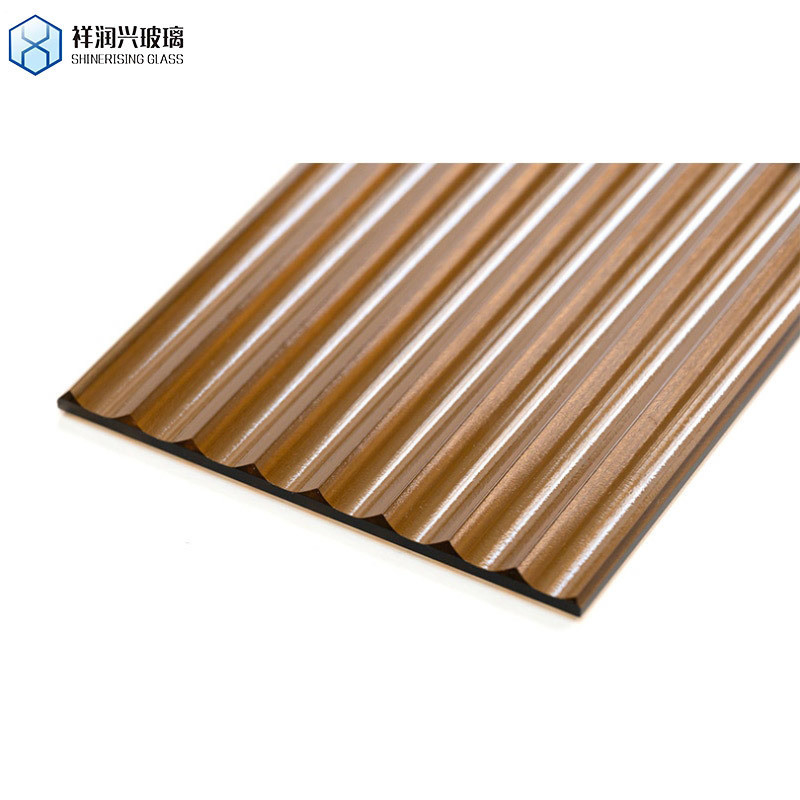 5.5mm 6mm 8mm 10mm 초명료 모루 유리 갈색 패턴 유리 조각 유리 장식용