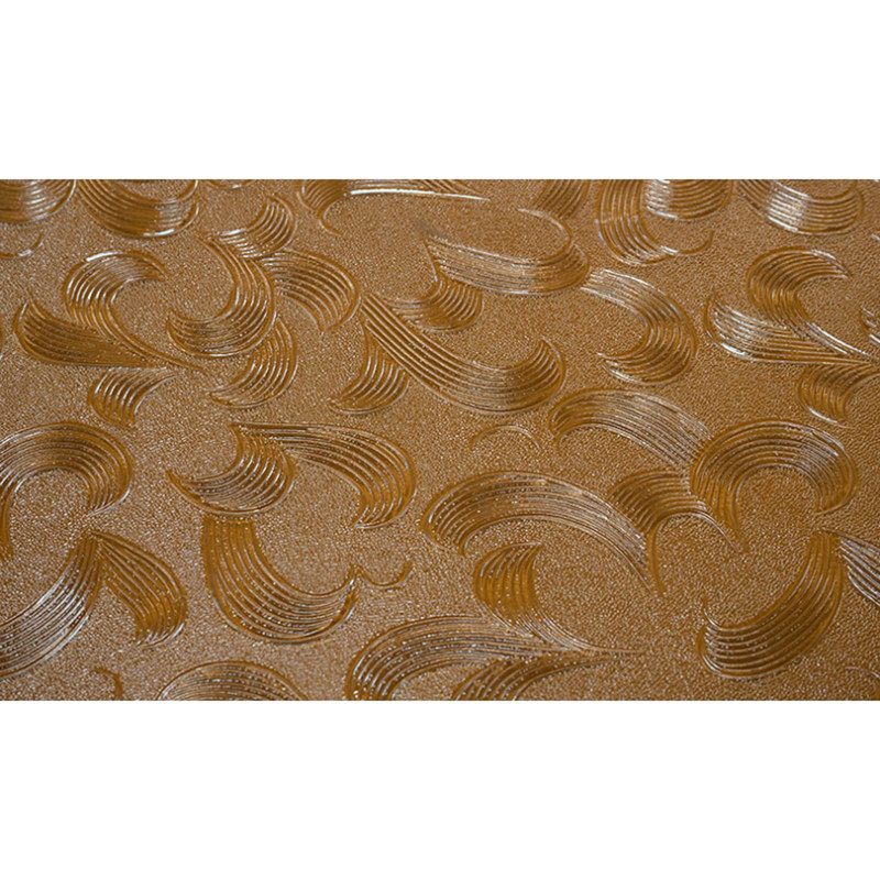 평평한 닦은 가장자리 작업 3-8mm 색칠 된 색상 패턴 건설용 반사 유리