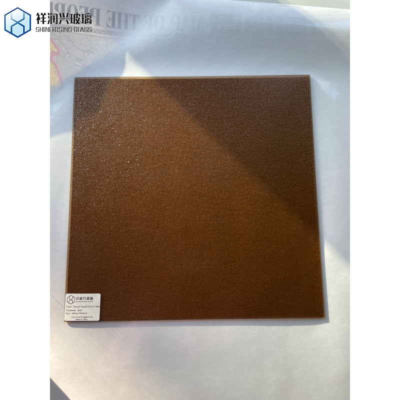 5mm 6mm 8mm 유로 브롱스 모루 플루트 스테인드 글라스 잎 카라타치 패턴 플로트 글라스