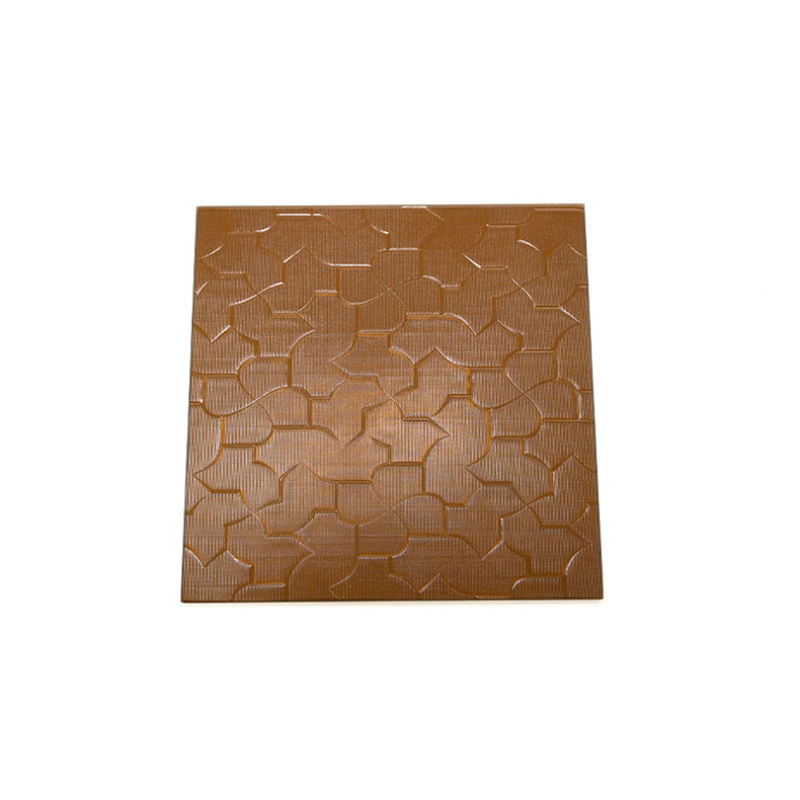 빗자루 파란색 회색 청동 예술 조각 유리 모루 미스텔리트 모자이크 플루트 꽃 식물 Bambu Wave Oceanic Pattern Glass