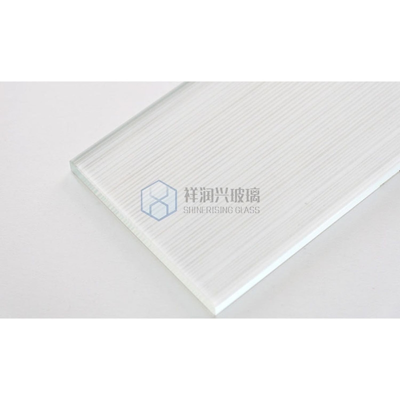 6mm 엑스트라 맑은 3 프리즘 패턴의 플루팅 글래스