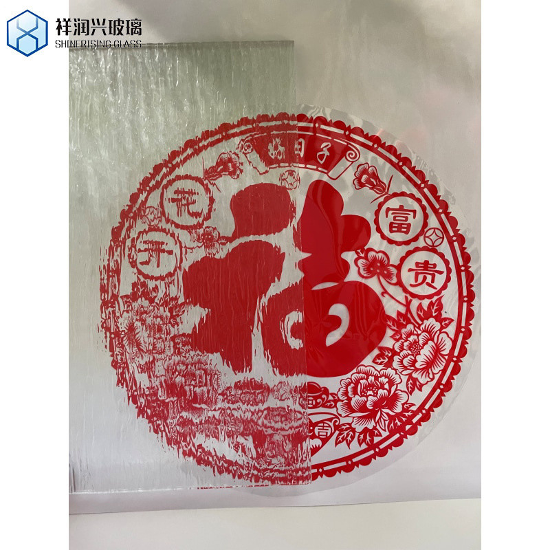5mm 맑은 다이아몬드 조각 laminated 예술 장식 패턴 유리 윈도우 Cp-Tp