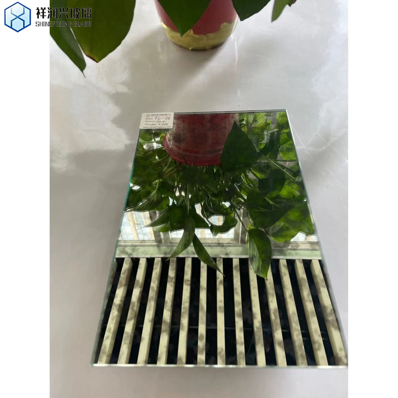 은색 직사각형 알루미늄 LED 스마트 조명 유리 거울을 위한 확대 벽 거울