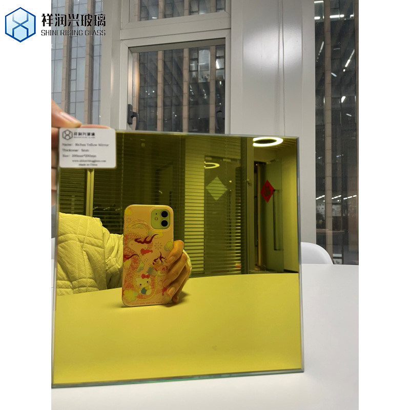 은 알루미늄 청동 회색 금색 가구용 반사성 온화 유리 거울